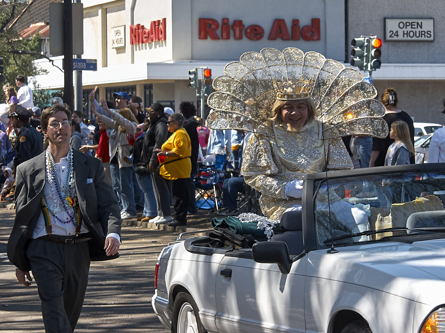 Parades on St. Charles Ave