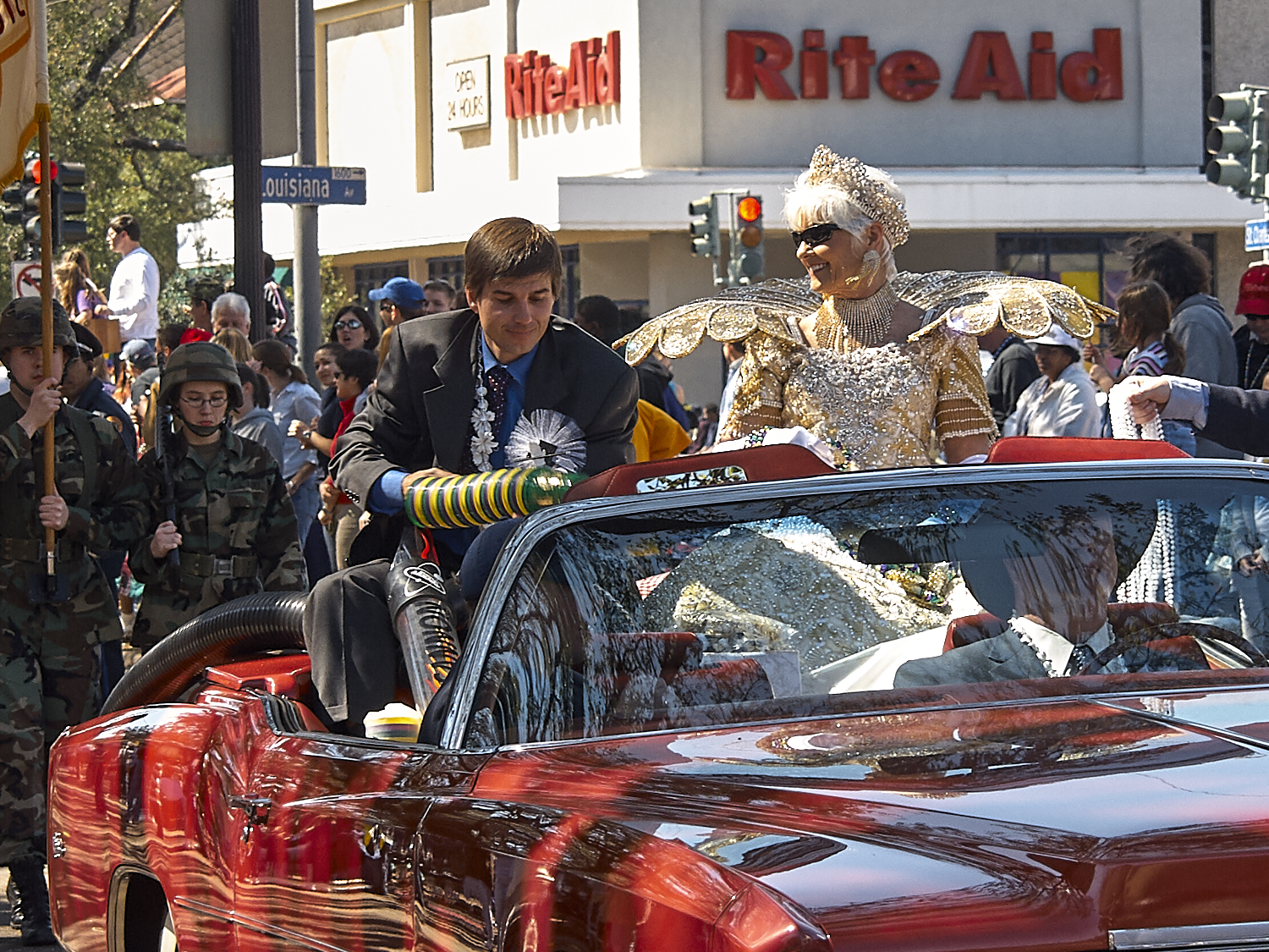 Parades on St. Charles Ave