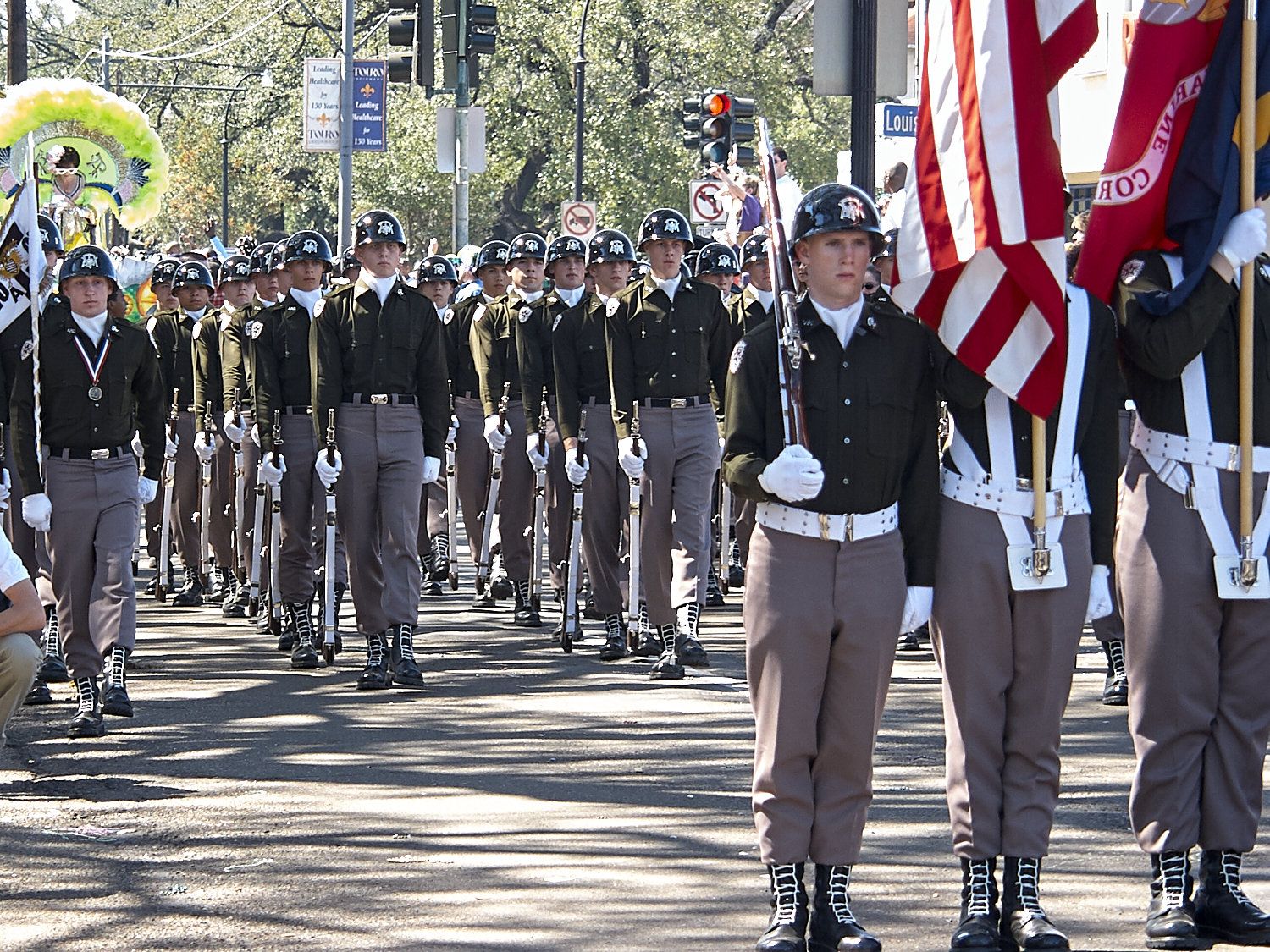 Parades on St. Charles Ave