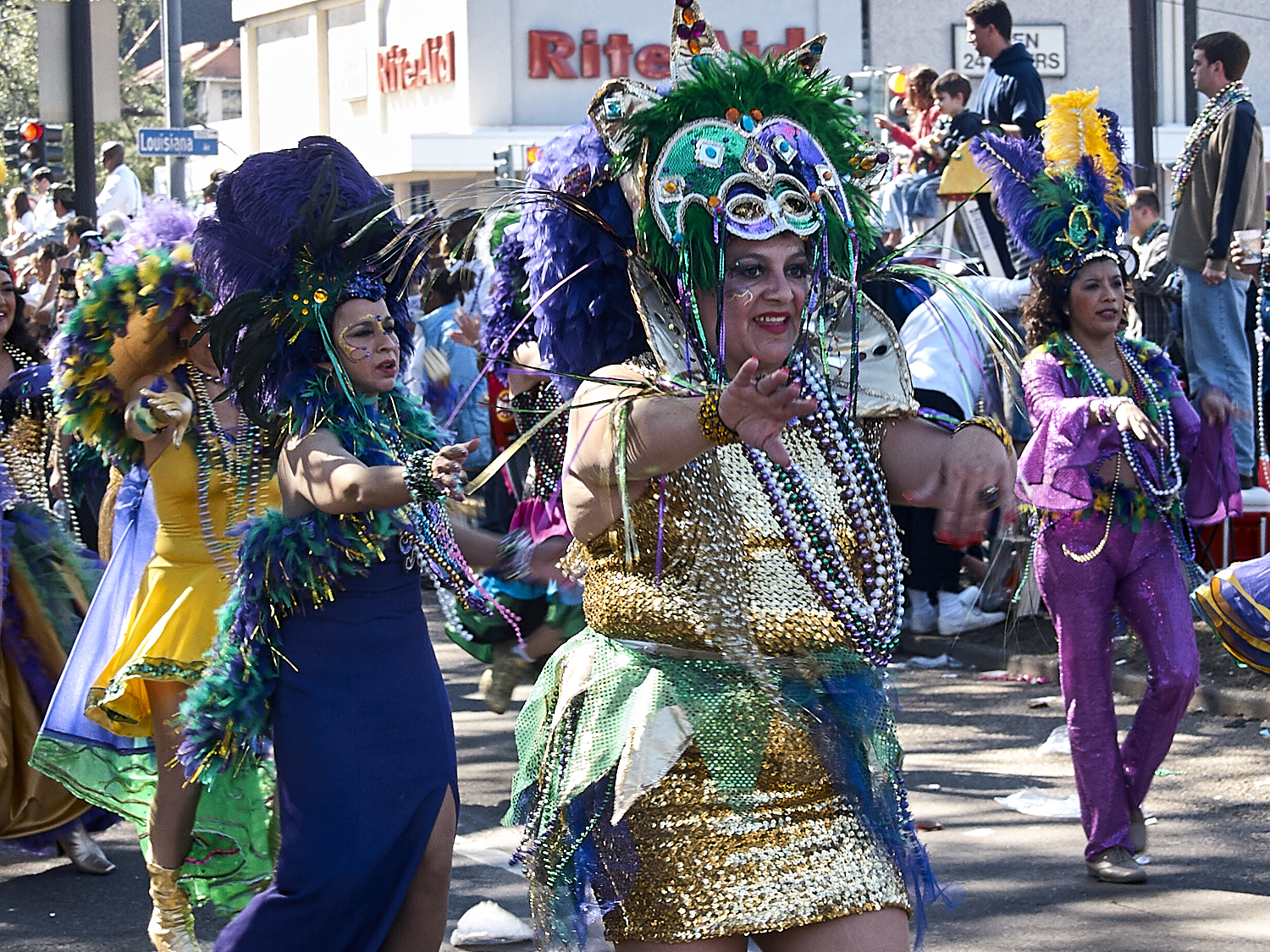 Parades on St. Charles Ave