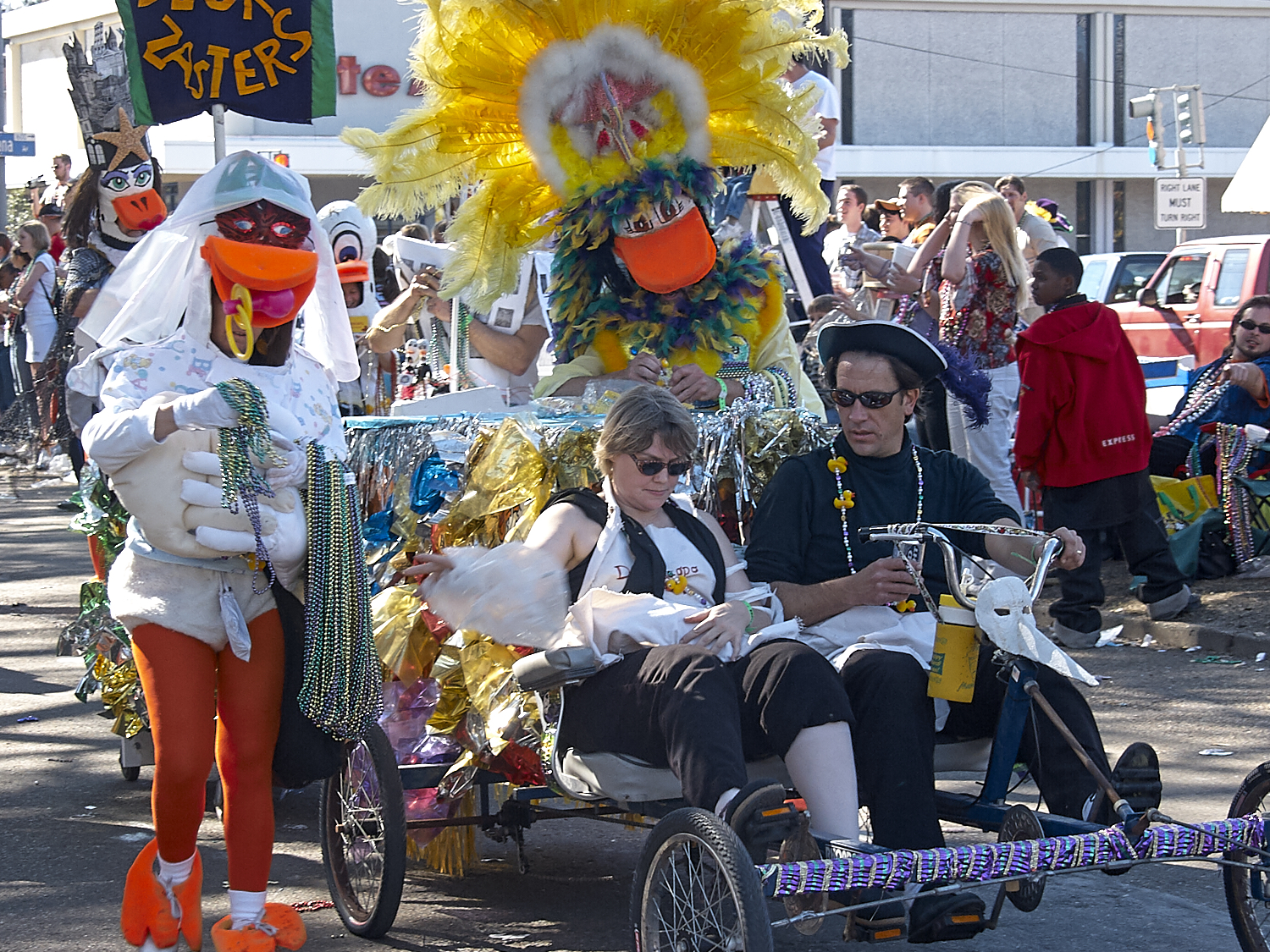 Parades on St. Charles Ave