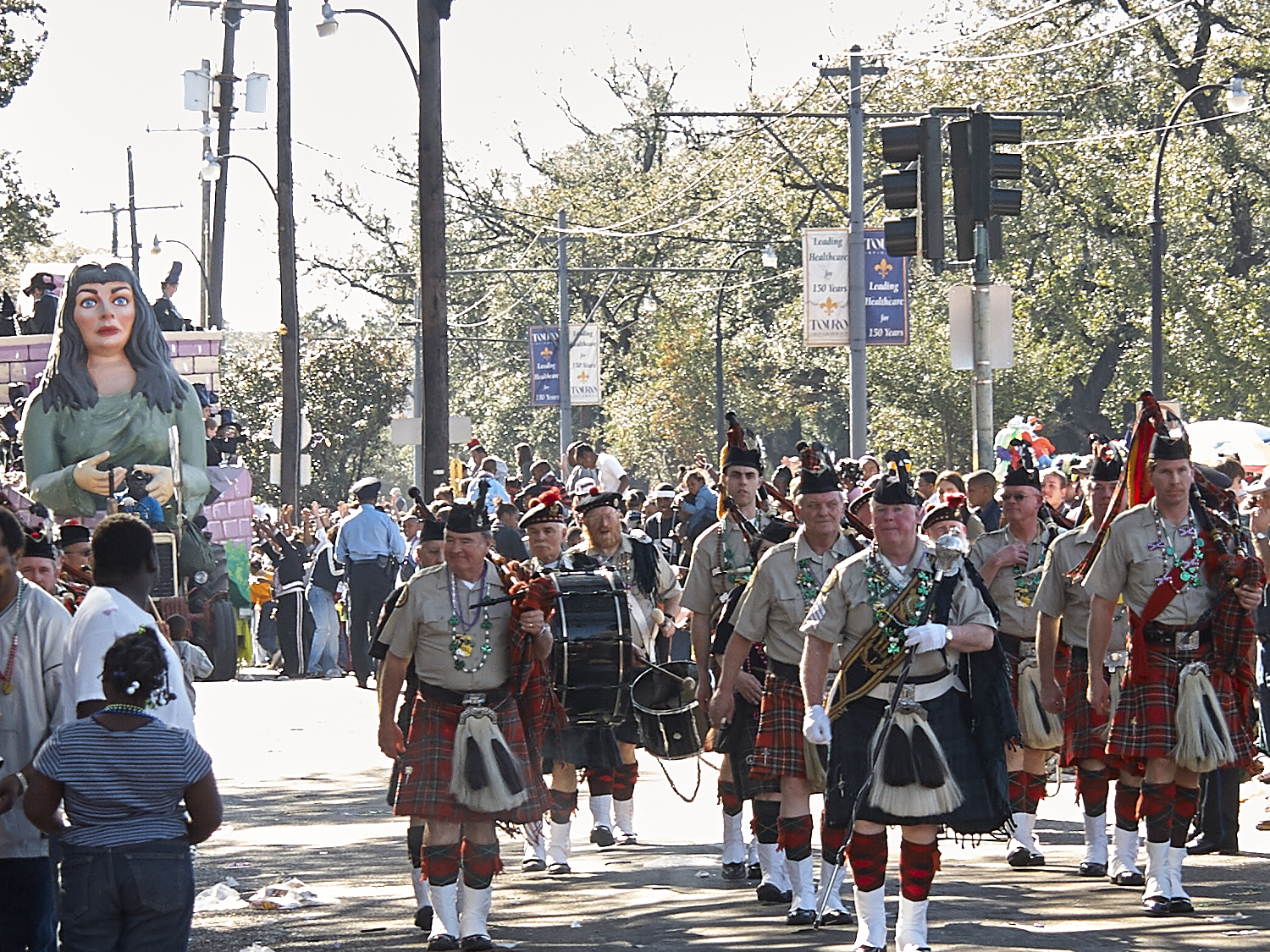 Parades on St. Charles Ave