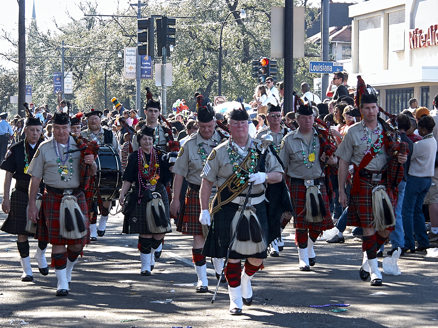 Parades on St. Charles Ave