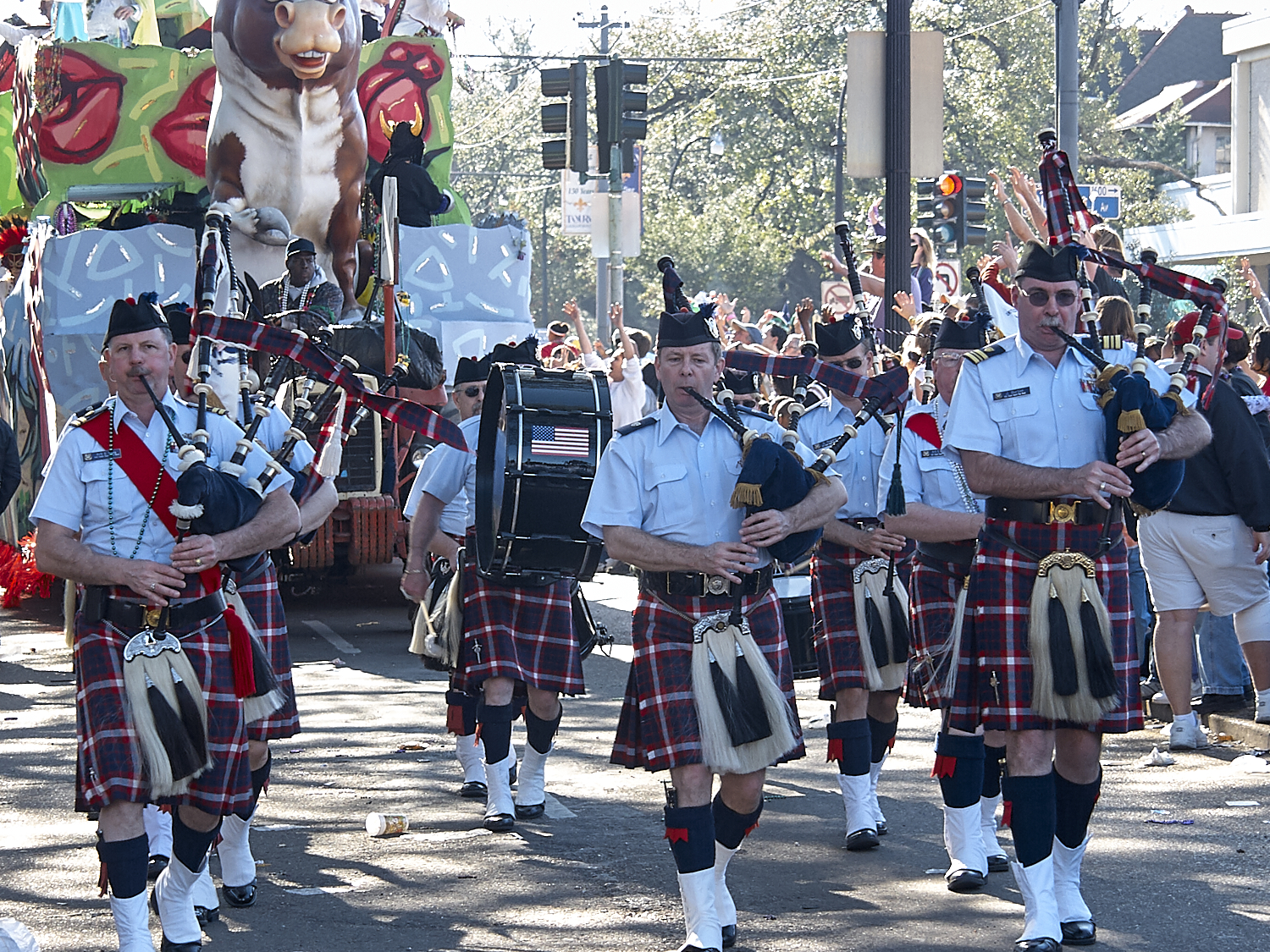 Parades on St. Charles Ave